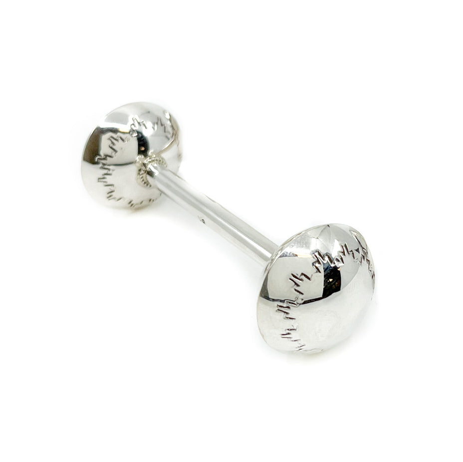 Sterling Silver Baby Rattle