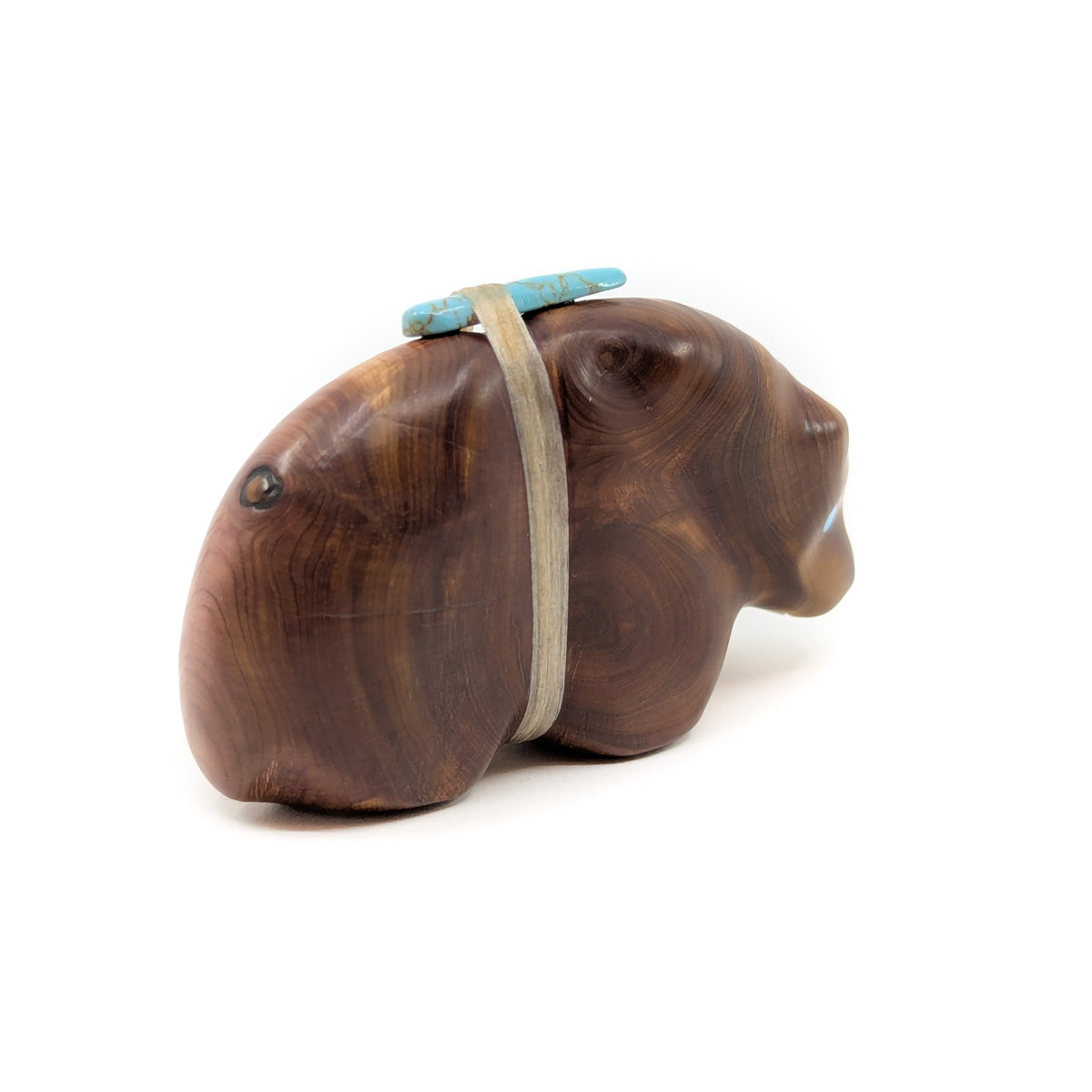 Cedarwood Bear with Turquoise Eyes