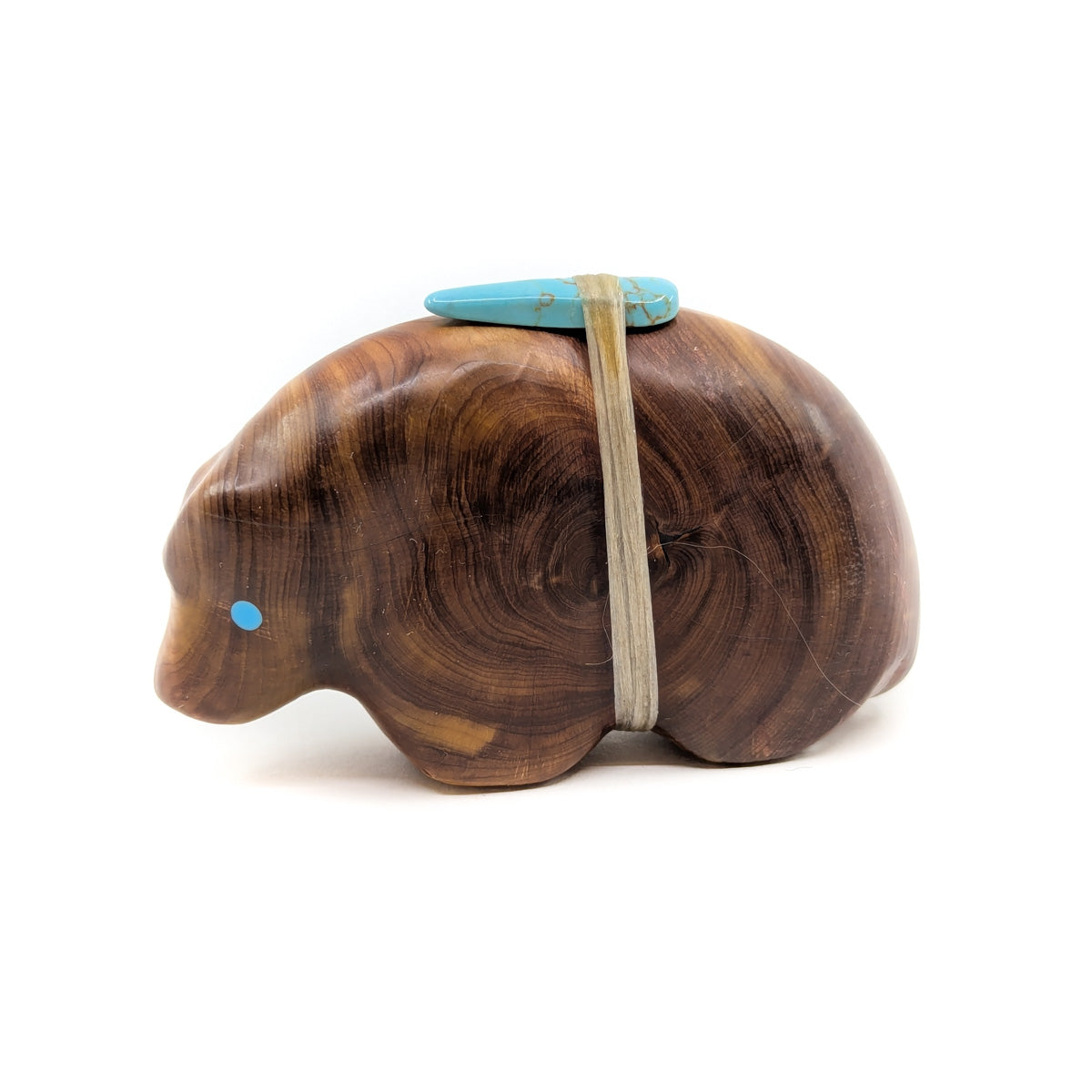 Cedarwood Bear with Turquoise Eyes