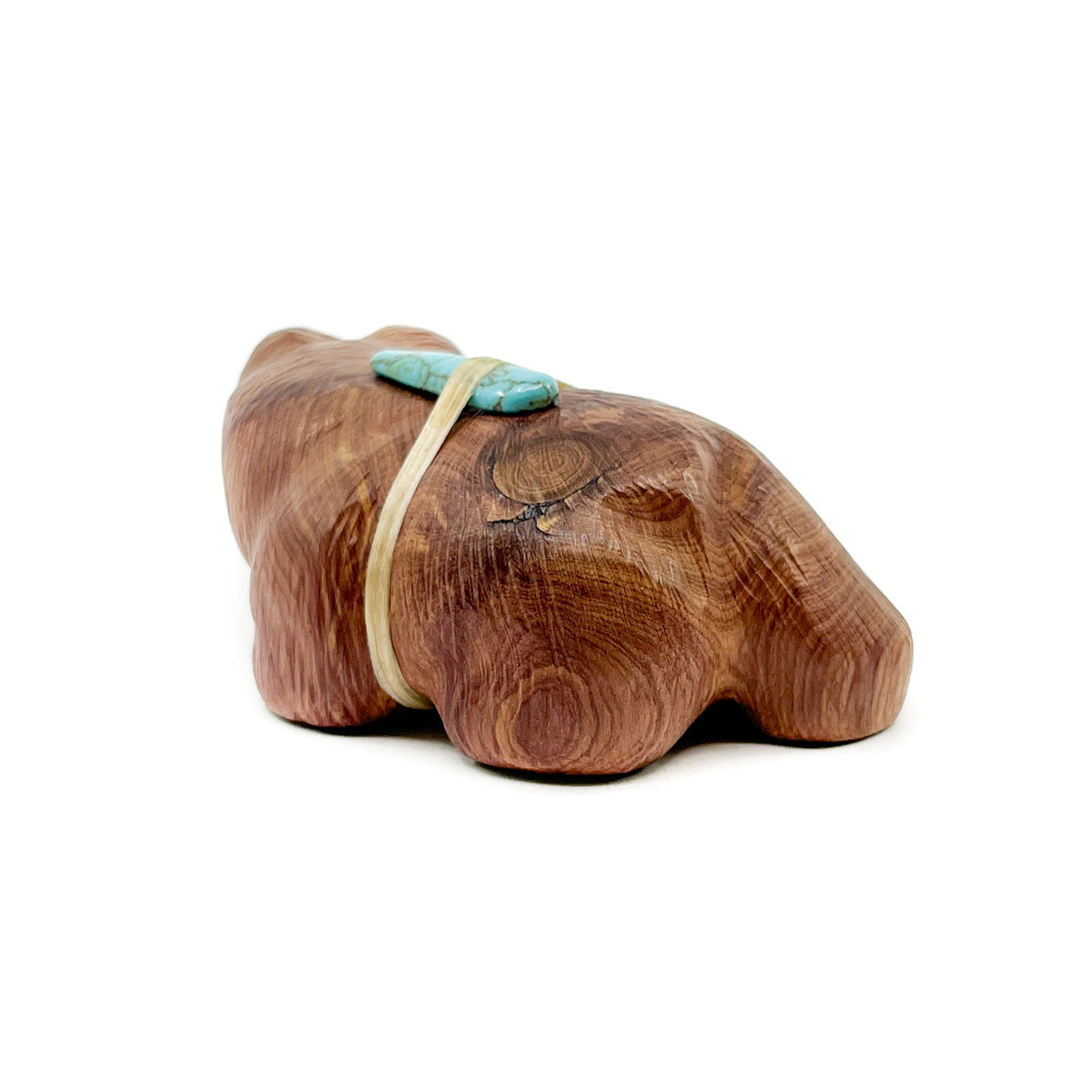 Brown Cedarwood Bear with Turquoise Eyes and Bundle