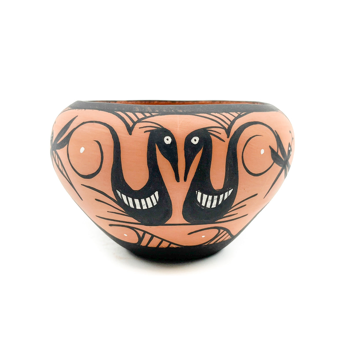 Rainbird & Dragonfly Pot by Darla Westika