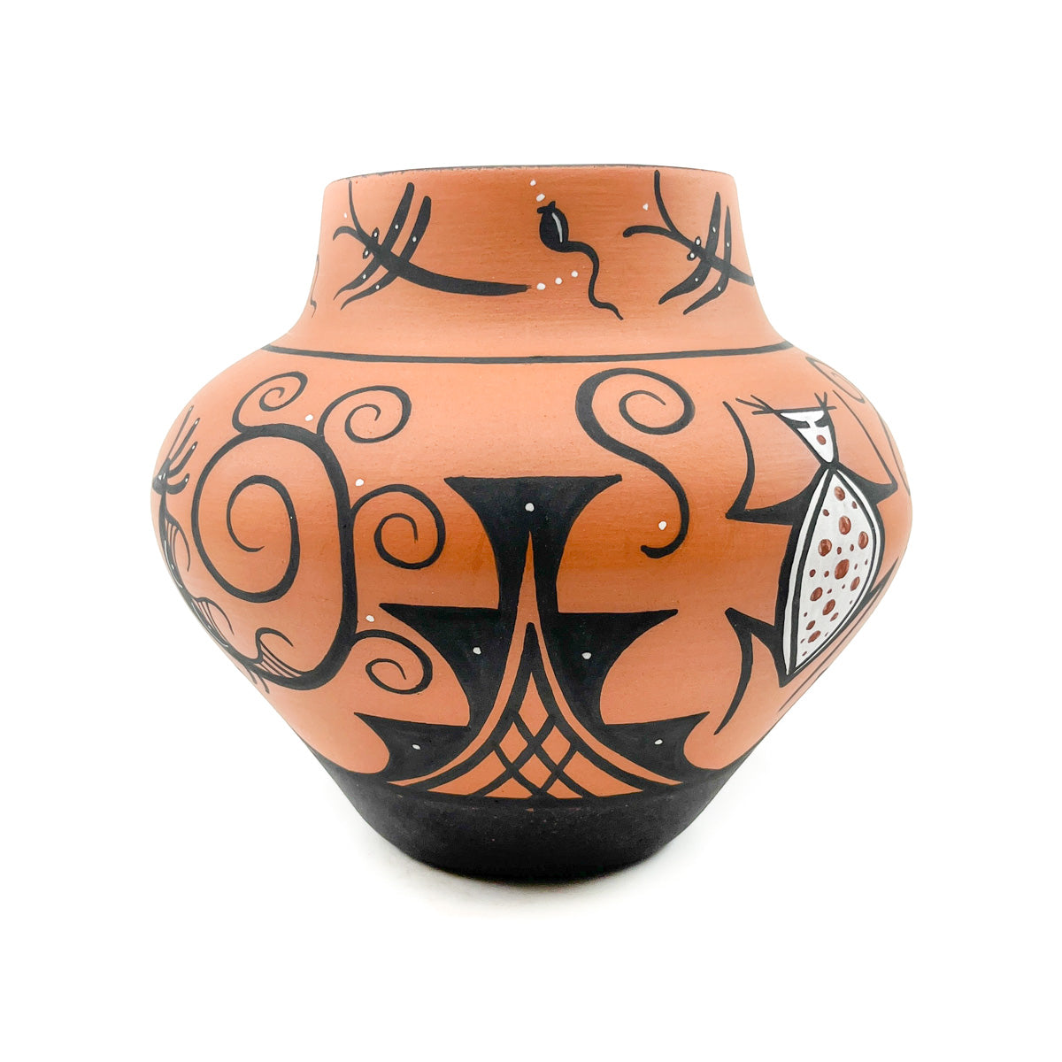 Zuni Pot with Traditional Designs