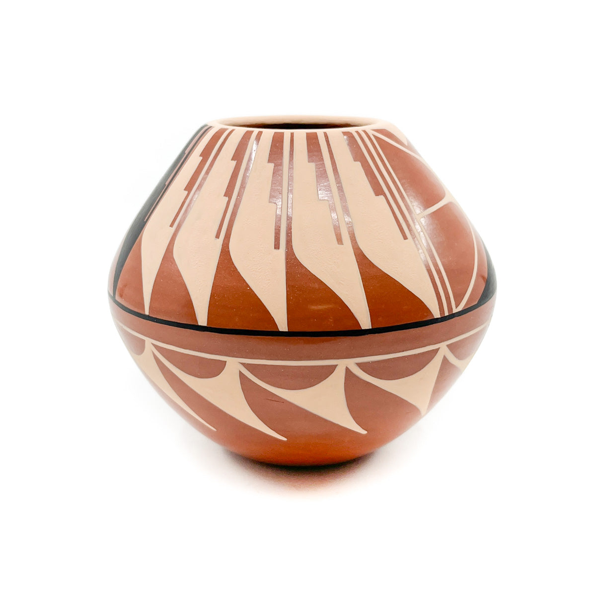 Pottery Seed Pot by C. G. Loretto, Jemez