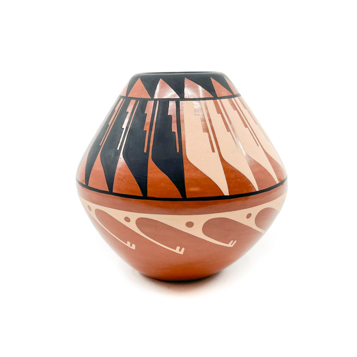 Pottery Jar by C. G. Loretto, Jemez