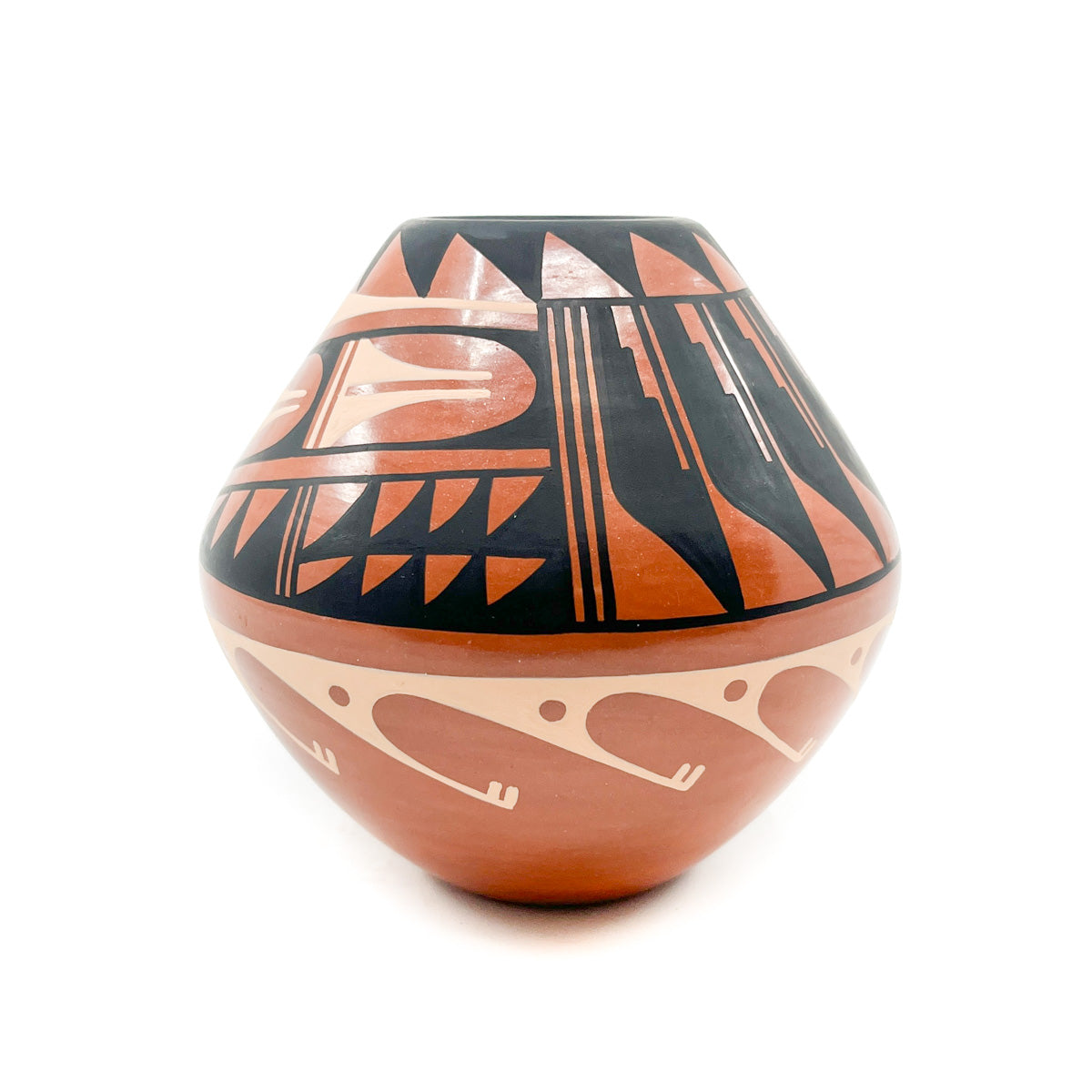 Pottery Jar by C. G. Loretto, Jemez