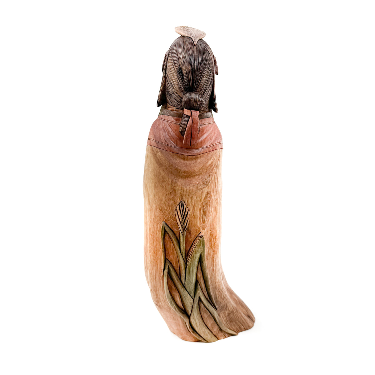 Majestic Yellow Corn Maiden Sculpture