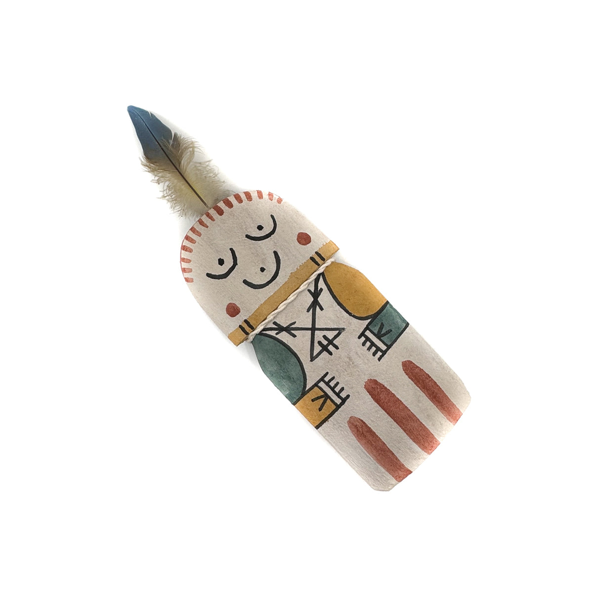 "Water Gourd Lady" Tihu (Cradle Doll) Smiling Grandmother Who Waters The Crops #2