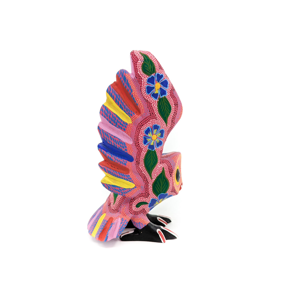 Vibrantly Colored Pink Owl