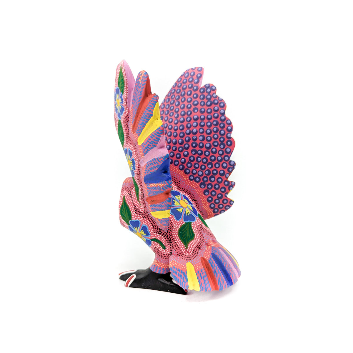 Vibrantly Colored Pink Owl