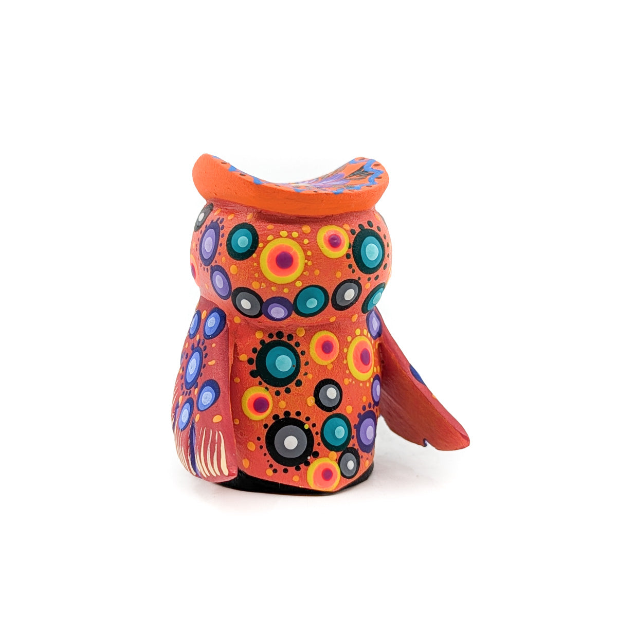 Small Orange Owl with Red Wings