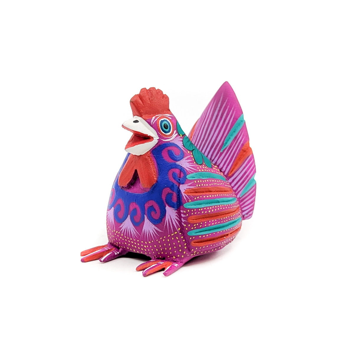 Colorful and Happy Purple Chicken