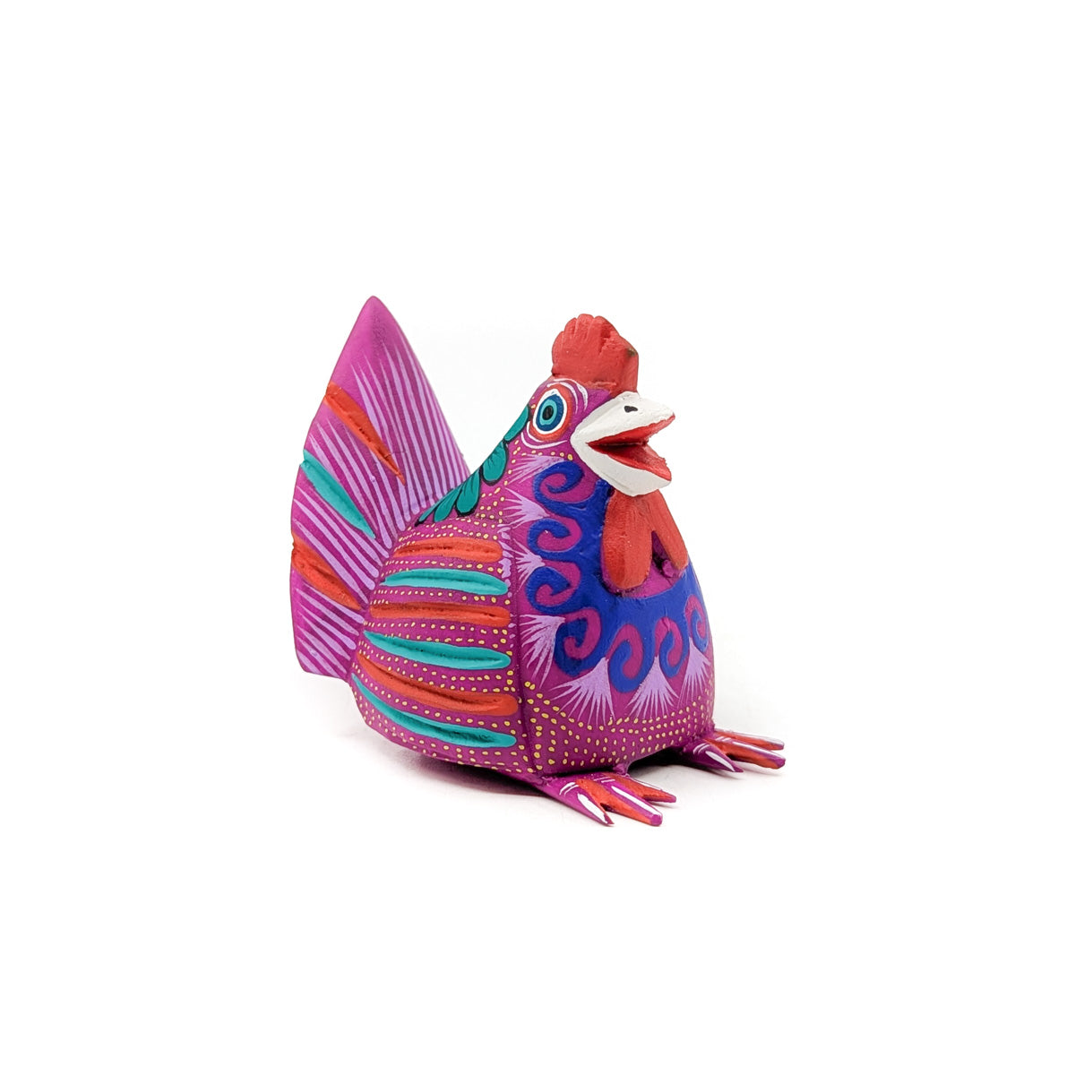 Colorful and Happy Purple Chicken