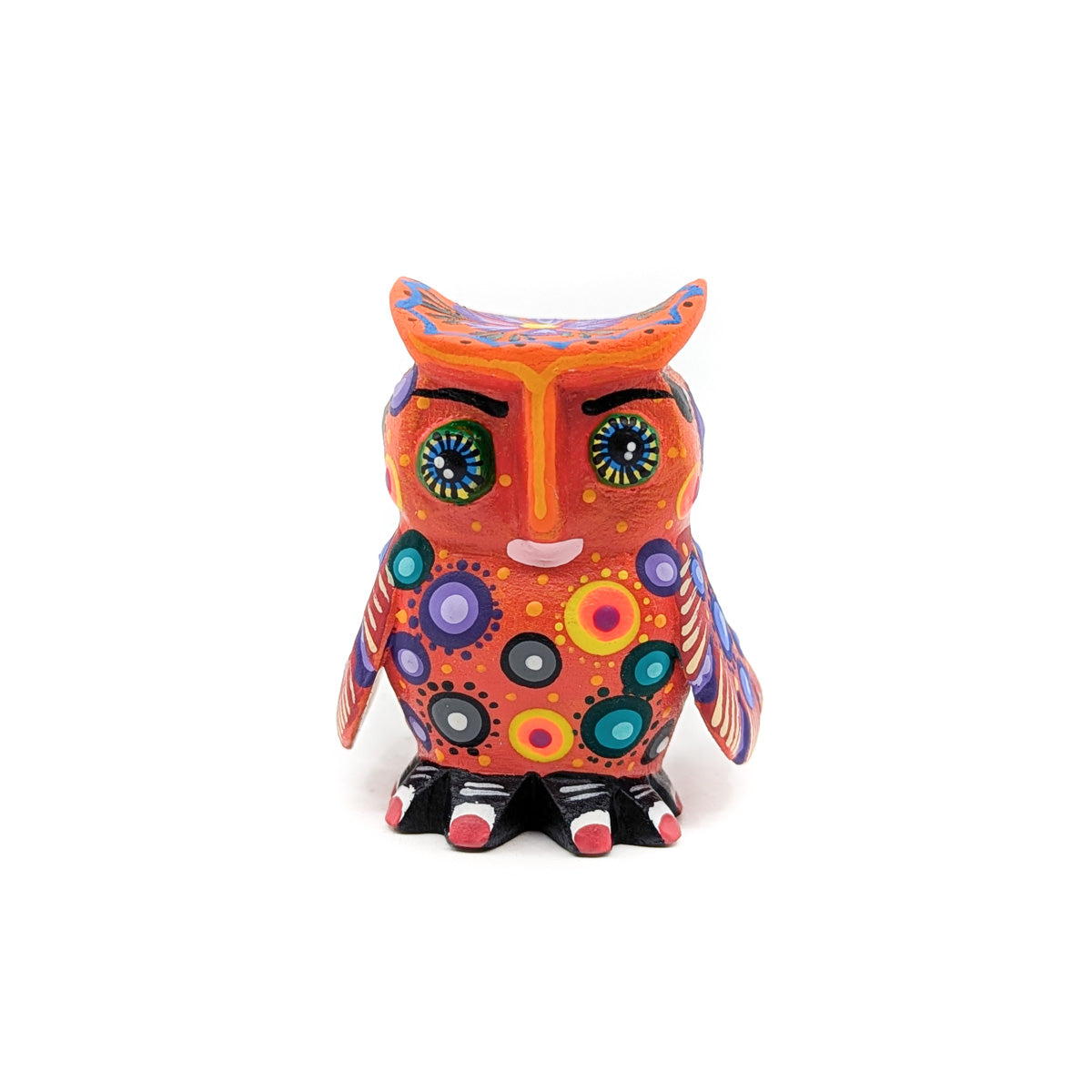 Small Orange Owl with Red Wings