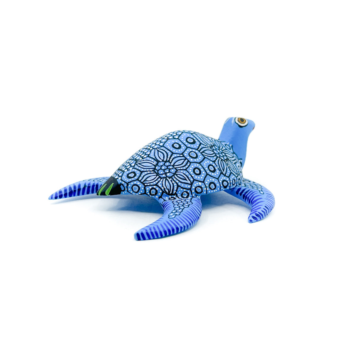 Bright Blue Sea Turtle
