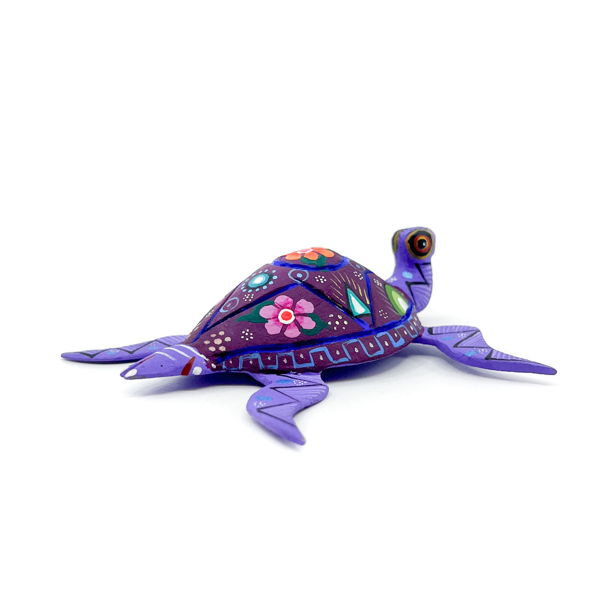 Purple Floral Sea Turtle
