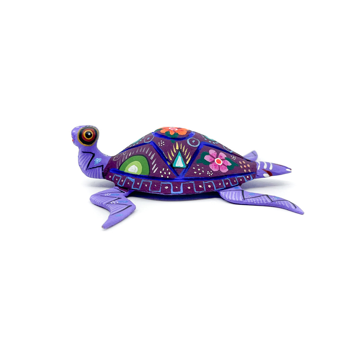 Purple Floral Sea Turtle