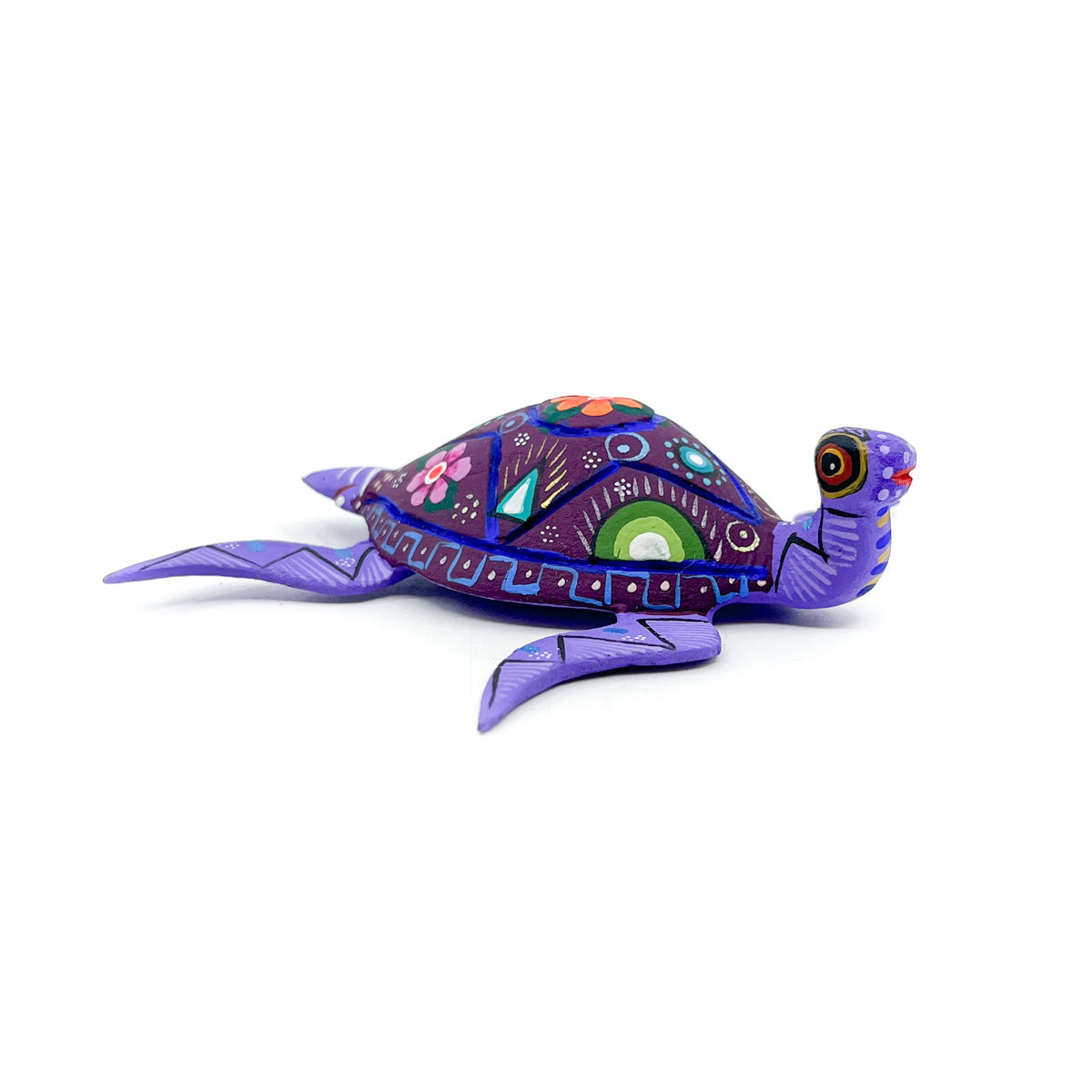 Purple Floral Sea Turtle