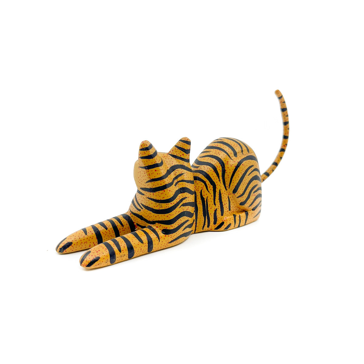 Playful Orange Striped Cat