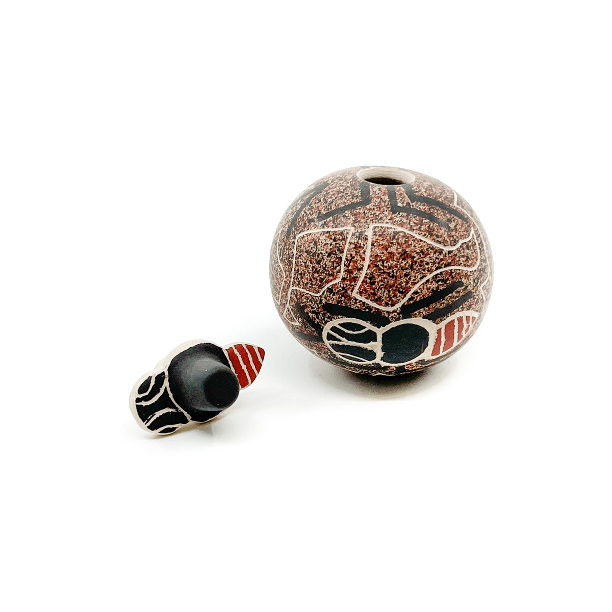 Mini Lidded Bee Pot