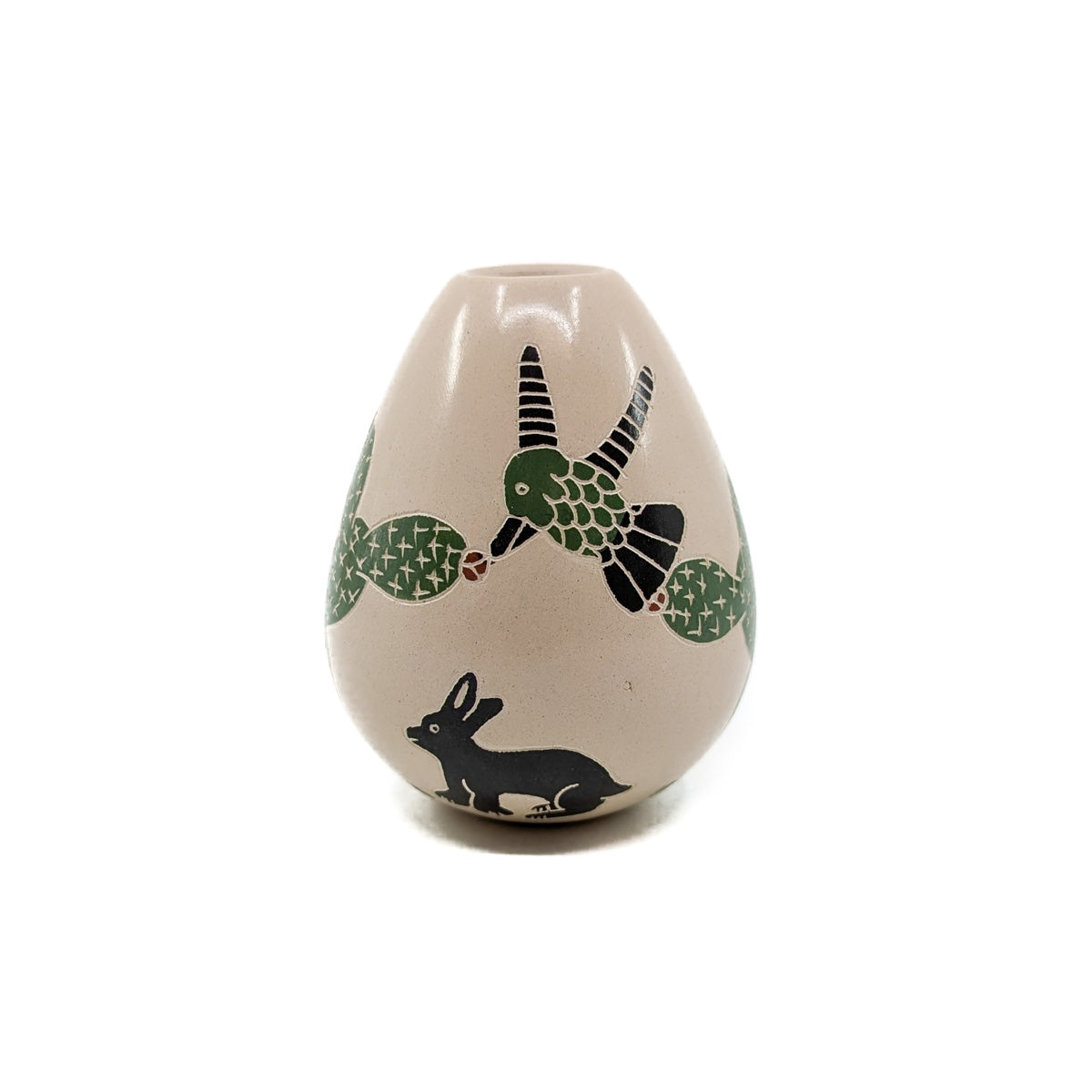 Desert Scene on White Clay