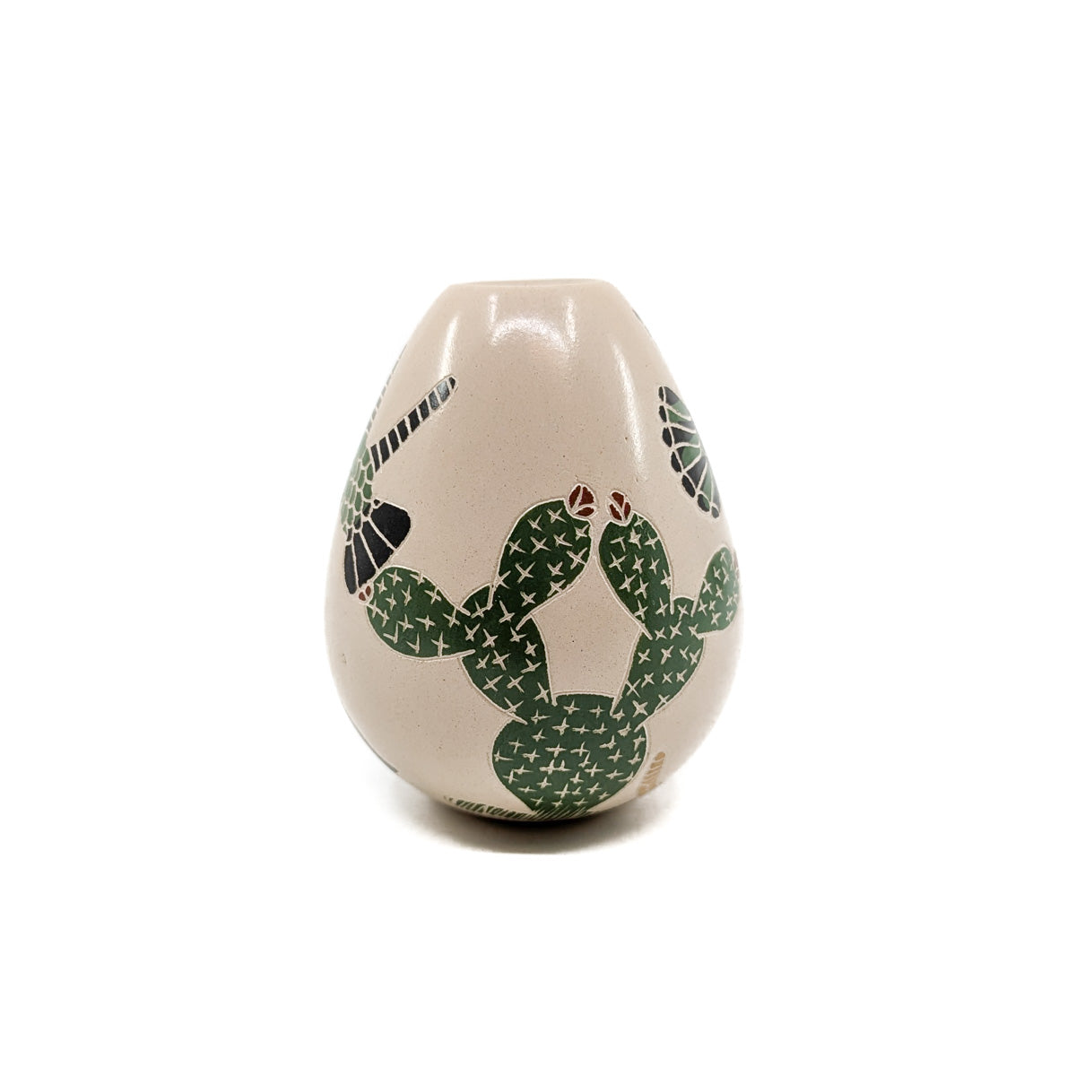 Desert Scene on White Clay