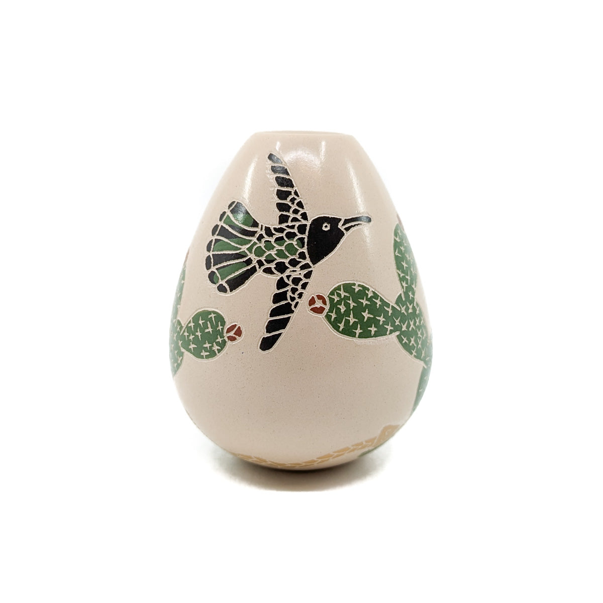 Desert Scene on White Clay