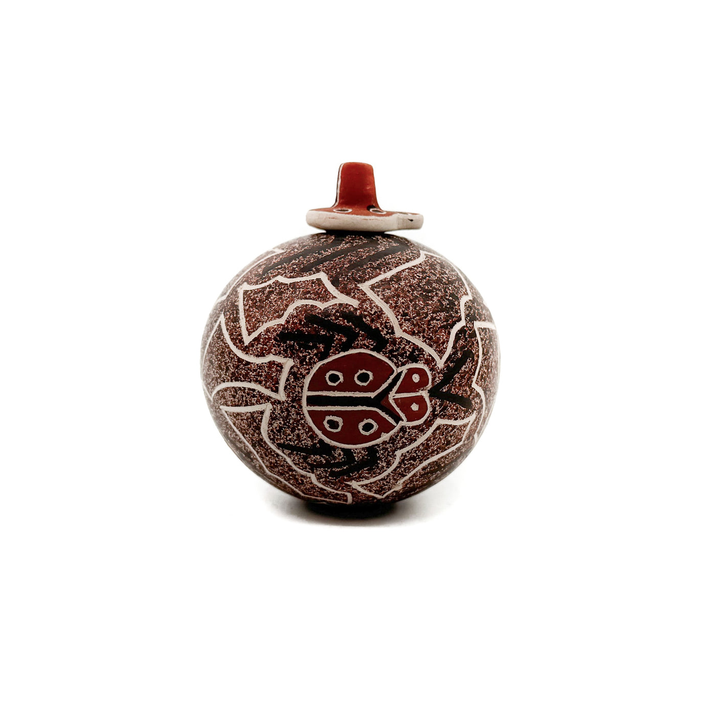 Small Seed Pot with Ladybug Stopper