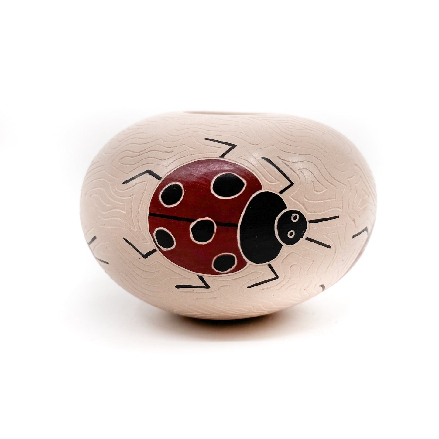 Small Ladybug Seed Pot