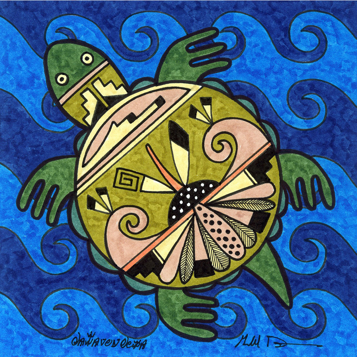 Turtle - Canvas Print