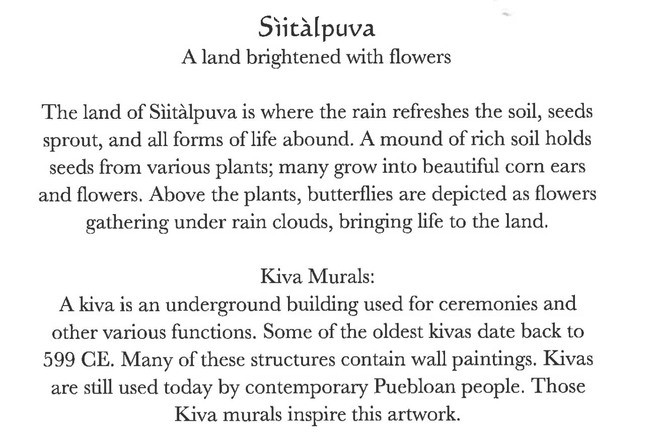 "Siitalpuva (A Land Brightened With Flowers)" Card by Gerald A. A. Dawavendewa
