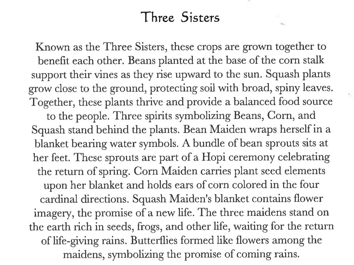 "Three Sisters" Card by Gerald A. A. Dawavendewa