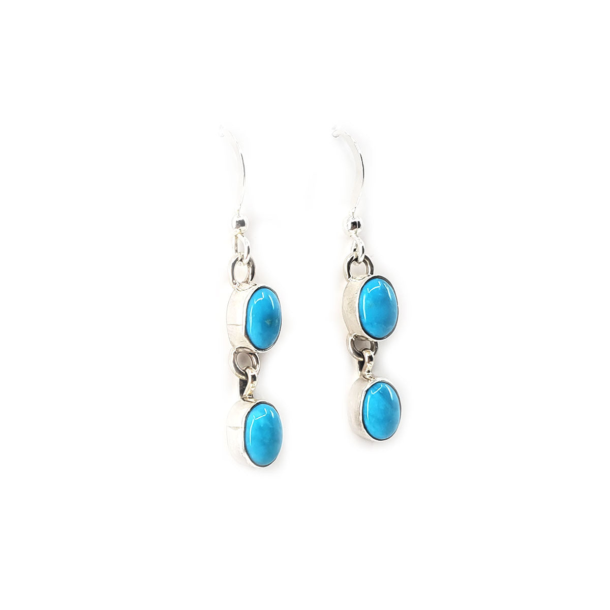 Rose S. Paxton: Turquoise Double Drop Earrings