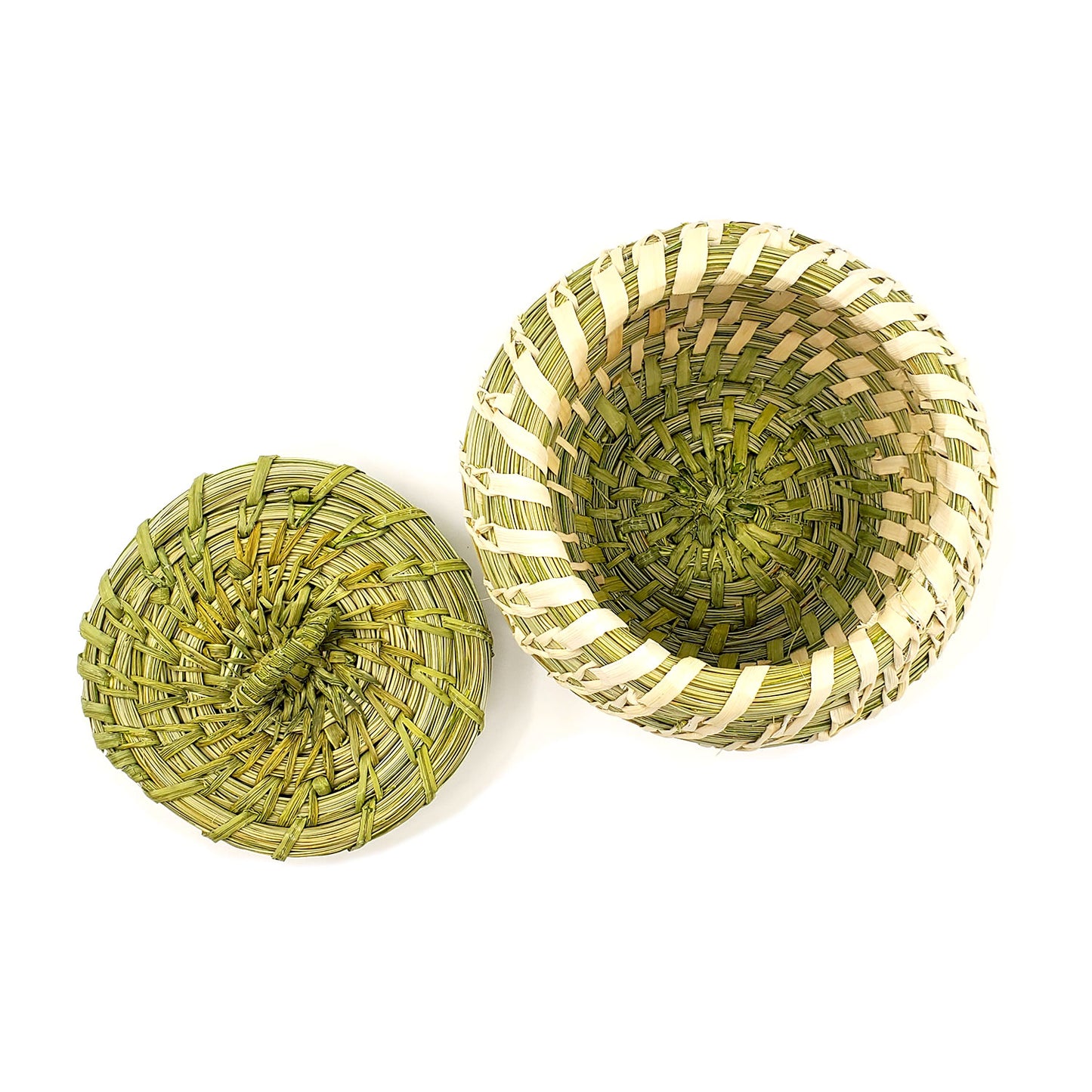 Small Round Lidded Basket - Tohono O'Odham