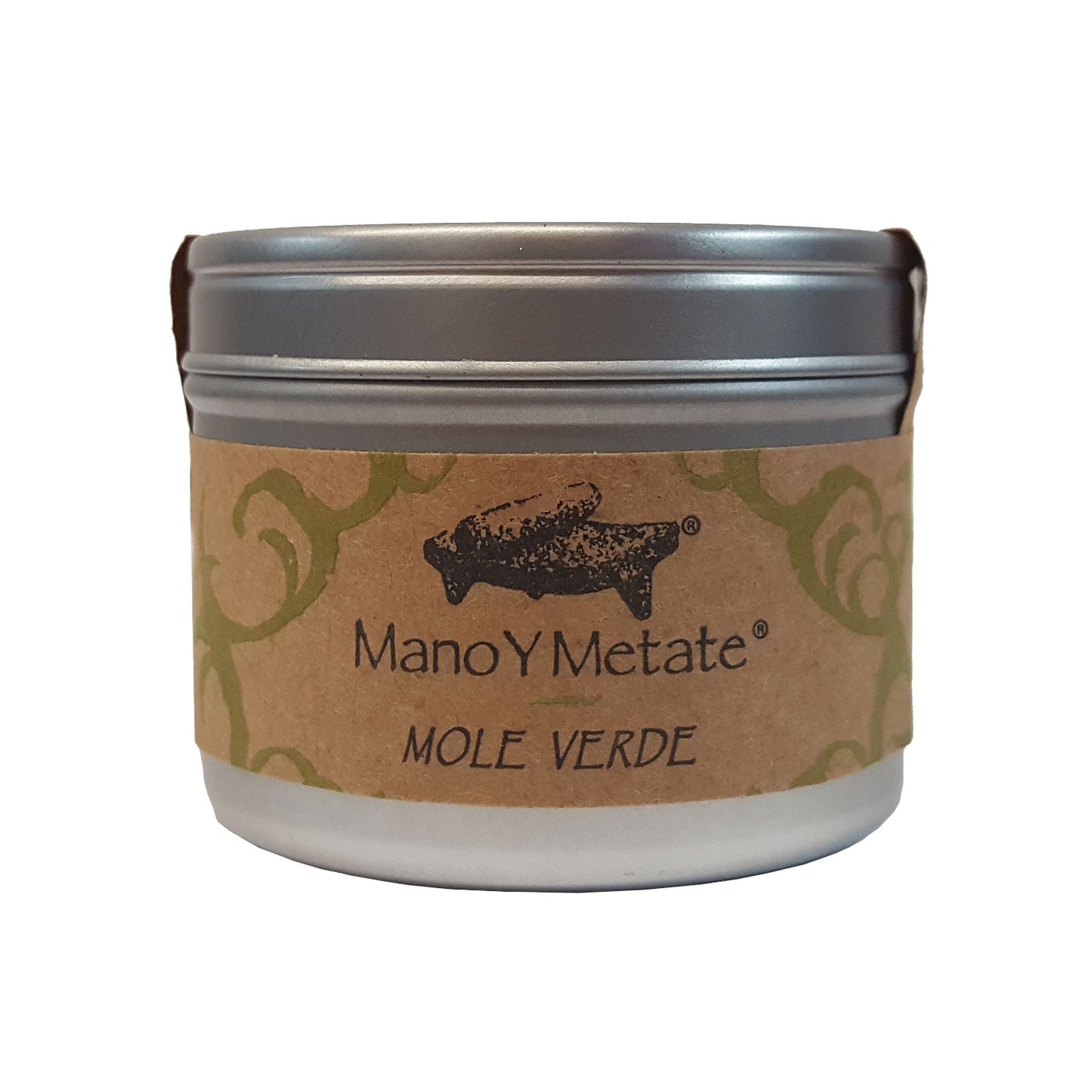 The bright flavors of cilantro, parsley, and epazote set off the roasted Hatch green chiles from New Mexico.&nbsp;Thickened with green pumpkin seeds and sesame seeds.&nbsp;Sometimes referred to as Pipian Verde. Medium spicy.  100% GMO free!