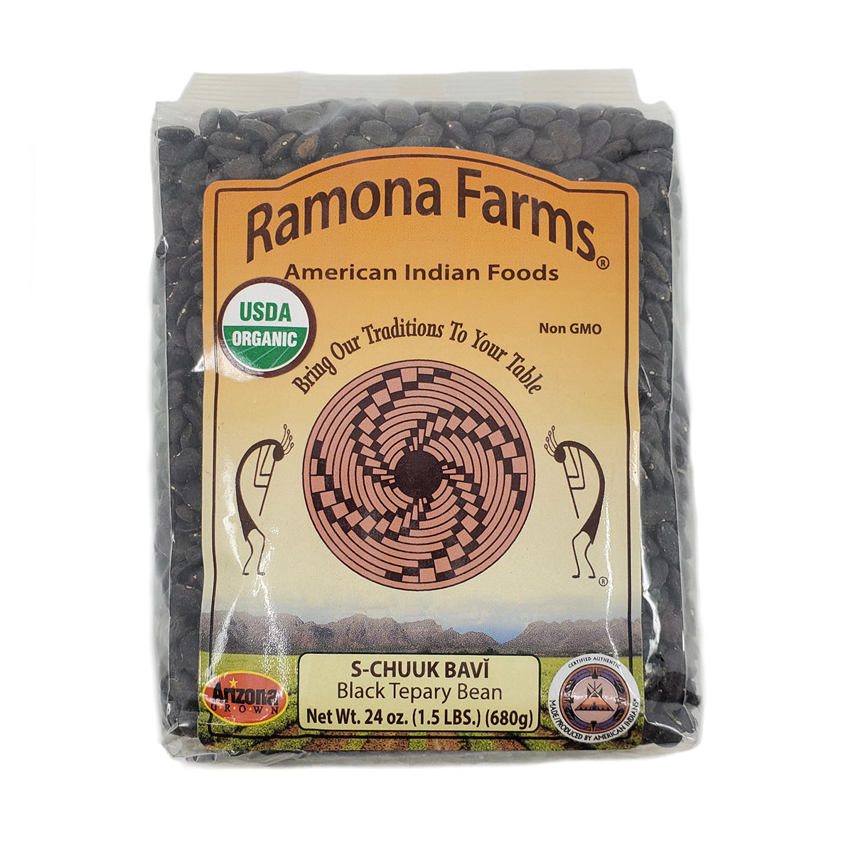 Indigenous to the American Southwest, tepary beans were grown by Native communities for their drought tolerance and offer a rich source of fiber and protein with a low glycemic index. Organically grown and NON-GMO 