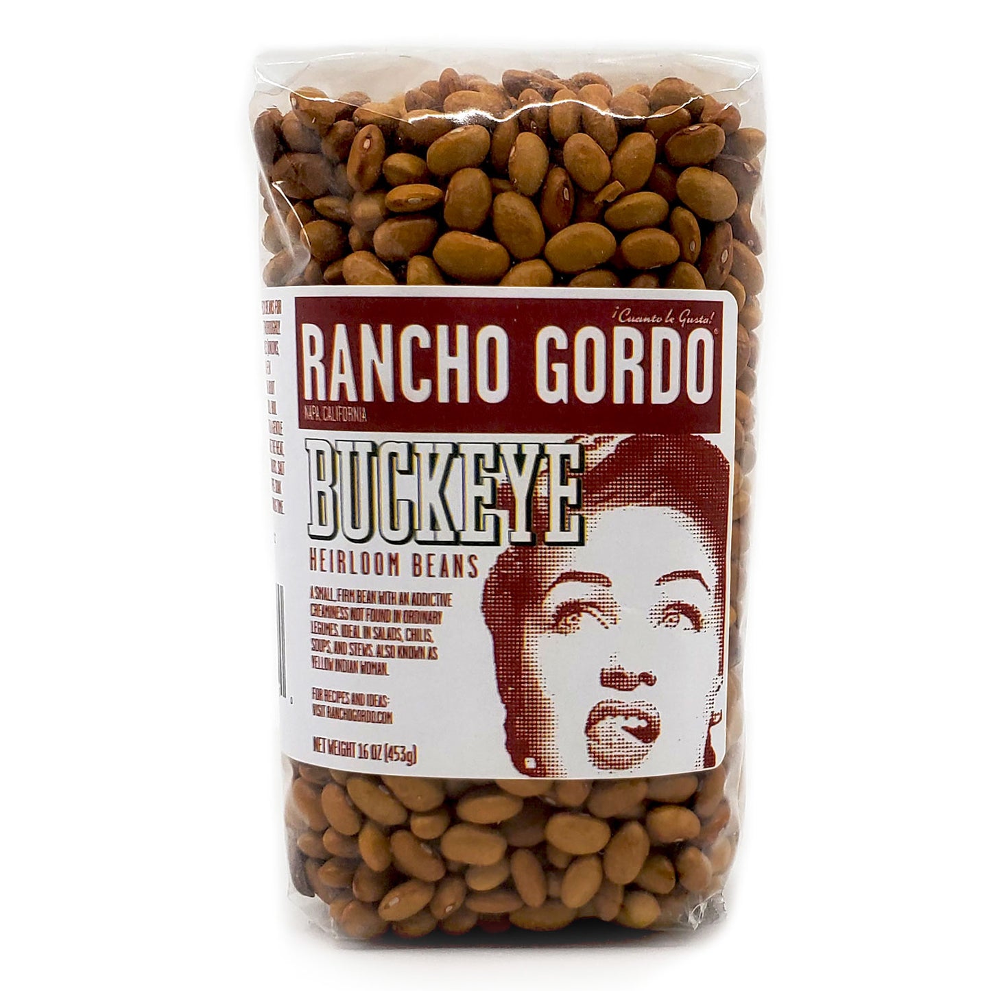 rancho gordo buckeye heirloom beans. Buckeyes are incredibly creamy, more like a classic black turtle bean than anything else.