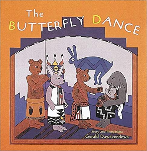 The Butterfly Dance by Gerald Dawavendewa softcover book, Hopi Dance Story, coming of age 