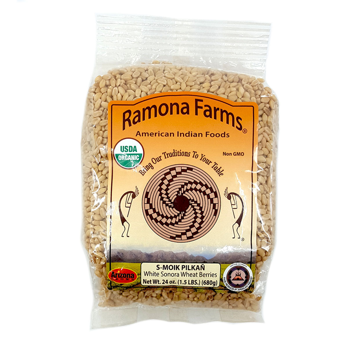 These wheat berries can be cooked whole or cracked and used as a side dish or added to salads Certified organic, Non-GMO 24 oz. bag